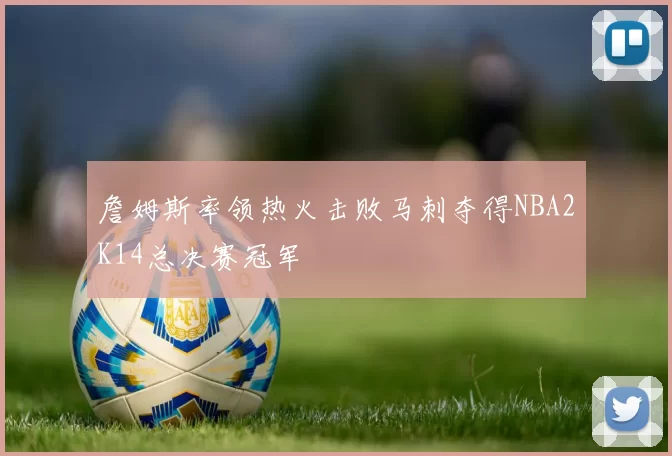 詹姆斯率领热火击败马刺夺得NBA2K14总决赛冠军