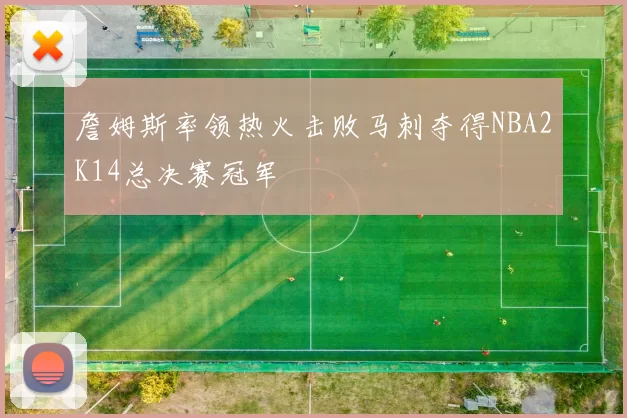 詹姆斯率领热火击败马刺夺得NBA2K14总决赛冠军